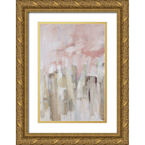 Spring Splash I Gold Ornate Wood Framed Art Print with Double Matting by Ellens, Jacqueline