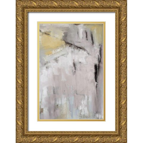 Spring Splash III Gold Ornate Wood Framed Art Print with Double Matting by Ellens, Jacqueline