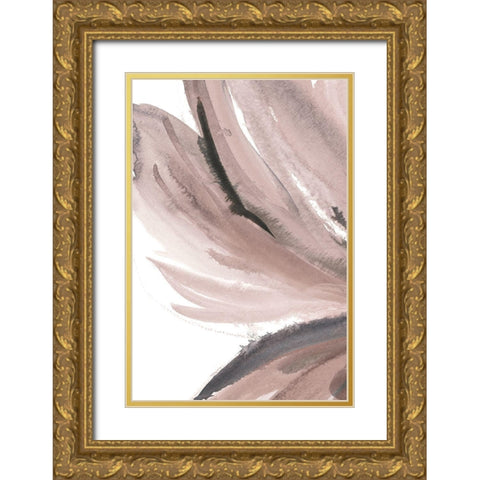 Pretty in Pink I Gold Ornate Wood Framed Art Print with Double Matting by Meyers, Rebecca