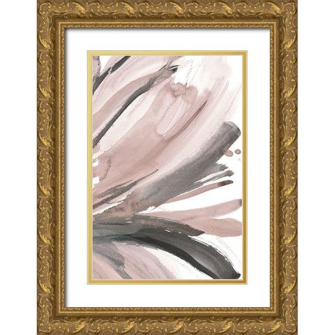 Pretty in Pink III Gold Ornate Wood Framed Art Print with Double Matting by Meyers, Rebecca