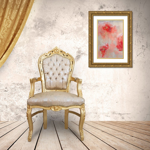 At First Blush I Gold Ornate Wood Framed Art Print with Double Matting by Cole, Macy