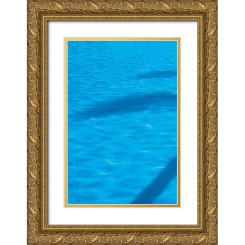 Vacationing A Gold Ornate Wood Framed Art Print with Double Matting by Frates, Dennis