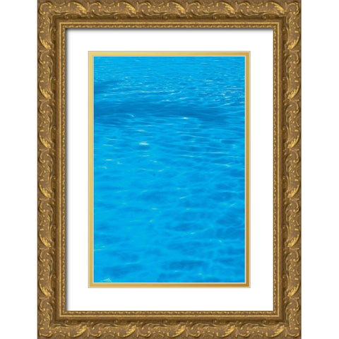 Vacationing C Gold Ornate Wood Framed Art Print with Double Matting by Frates, Dennis