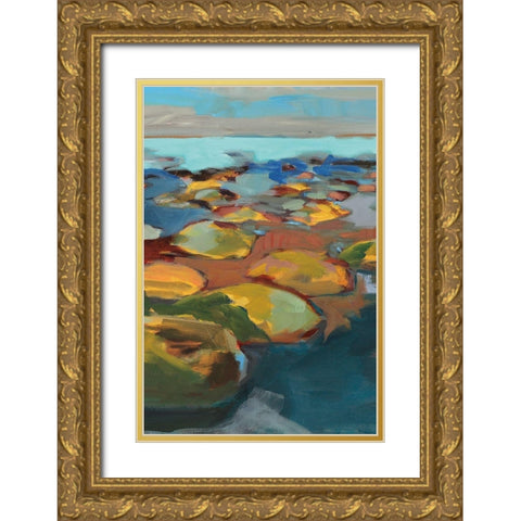 Navigating Obstacles II Gold Ornate Wood Framed Art Print with Double Matting by Harwood, Jennifer