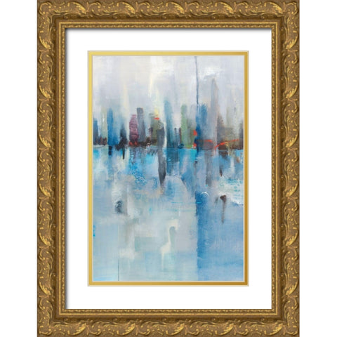 Panoramic Vision III Gold Ornate Wood Framed Art Print with Double Matting by Jackson, Victoria