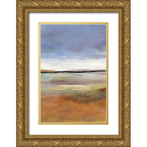 Quiet Moment II Gold Ornate Wood Framed Art Print with Double Matting by Lenker, Marlene
