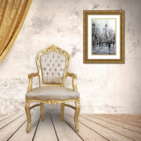 Grand Ville I Gold Ornate Wood Framed Art Print with Double Matting by Kadmiri, Aziz