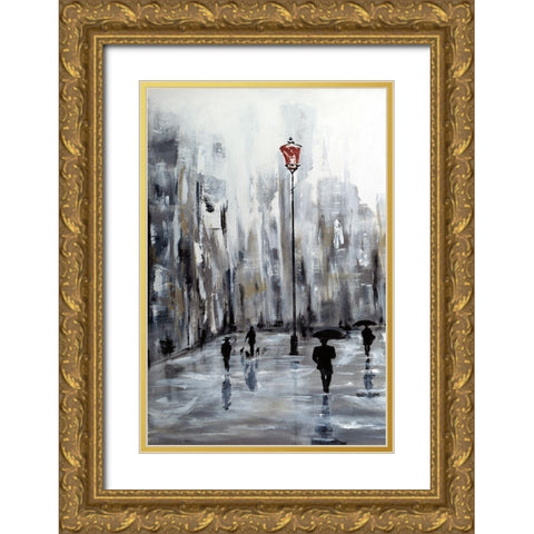 Grand Ville I Gold Ornate Wood Framed Art Print with Double Matting by Kadmiri, Aziz