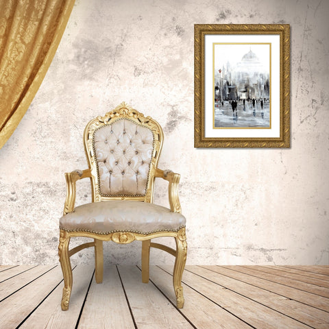Grand Ville II Gold Ornate Wood Framed Art Print with Double Matting by Kadmiri, Aziz