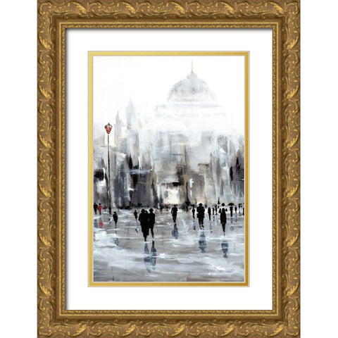 Grand Ville II Gold Ornate Wood Framed Art Print with Double Matting by Kadmiri, Aziz