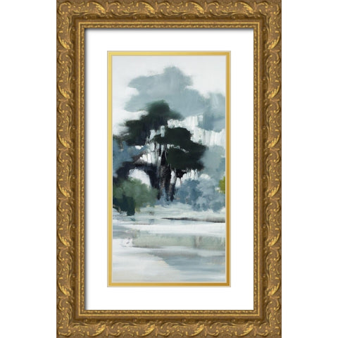 Reflections  Gold Ornate Wood Framed Art Print with Double Matting by Ellens, Jacqueline