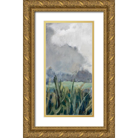 Passage I Gold Ornate Wood Framed Art Print with Double Matting by Buckley, Mary