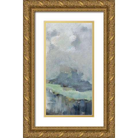 Passage III Gold Ornate Wood Framed Art Print with Double Matting by Buckley, Mary