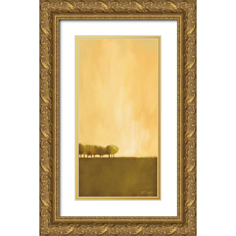 Cluster of Trees I Gold Ornate Wood Framed Art Print with Double Matting by Venter, Tandi