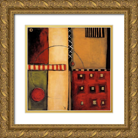 In Motion Gold Ornate Wood Framed Art Print with Double Matting by St.Germain, Patrick