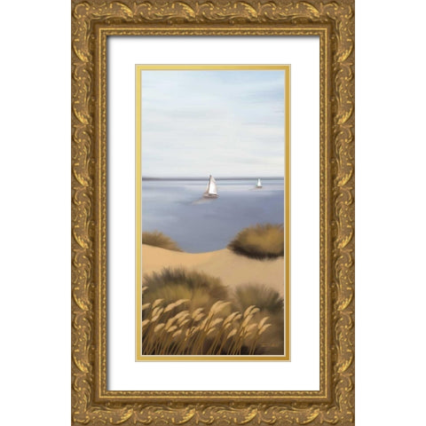 Afternoon Escape Gold Ornate Wood Framed Art Print with Double Matting by Venter, Tandi