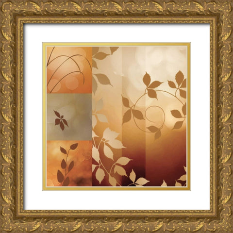 Freedom Gold Ornate Wood Framed Art Print with Double Matting by Aparicio, Edward