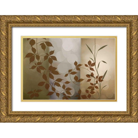 After All Gold Ornate Wood Framed Art Print with Double Matting by Aparicio, Edward