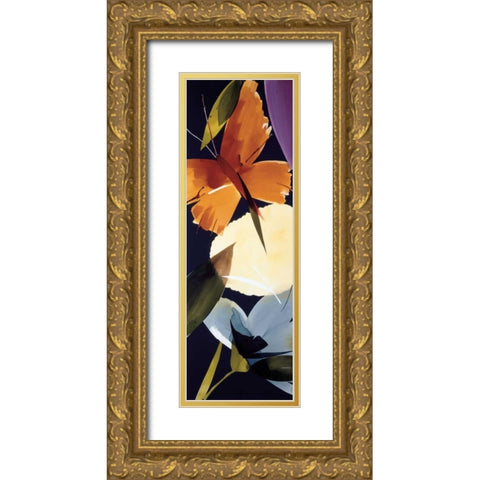 When the Wind Blows II Gold Ornate Wood Framed Art Print with Double Matting by Abellan, Lola