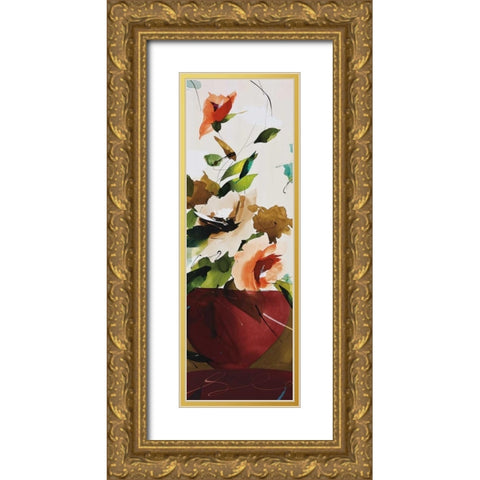 Sensitivity Gold Ornate Wood Framed Art Print with Double Matting by Abellan, Lola