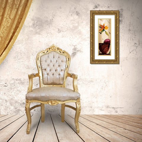 My Favorite Bouquet II Gold Ornate Wood Framed Art Print with Double Matting by Abellan, Lola