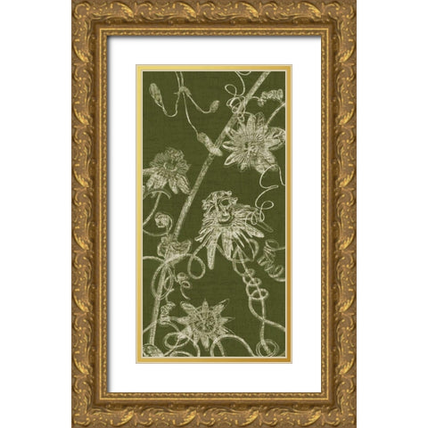 Prose and Verse II Gold Ornate Wood Framed Art Print with Double Matting by Amori