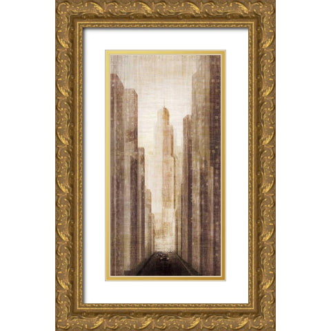 Arrivals Gold Ornate Wood Framed Art Print with Double Matting by Amori