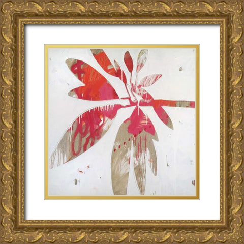 Tropical Landscape I Gold Ornate Wood Framed Art Print with Double Matting by Bredvik, Brenda K.