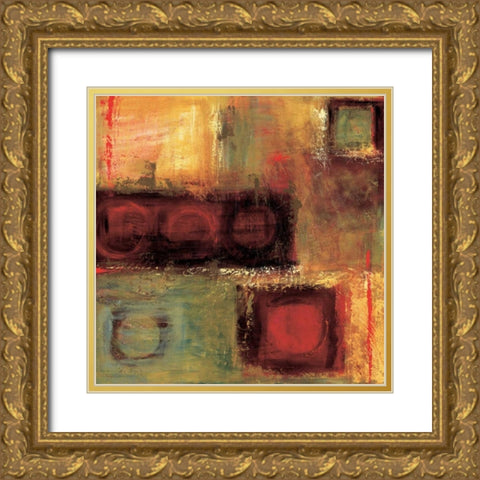 Limelight Gold Ornate Wood Framed Art Print with Double Matting by Benjamin Peterson, Penny