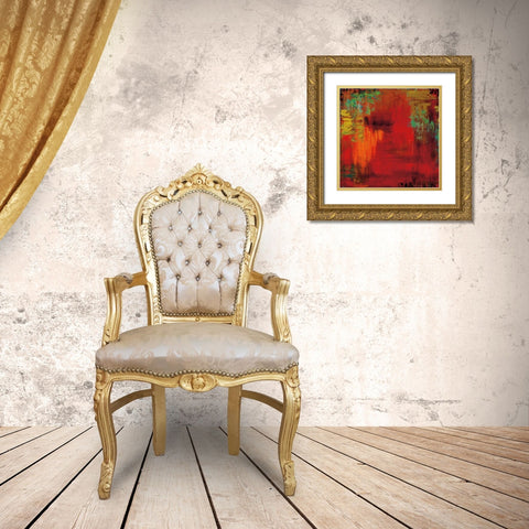 Places To Seek Gold Ornate Wood Framed Art Print with Double Matting by Benjamin Peterson, Penny