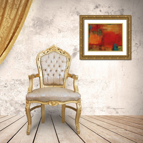 Morning Promise Gold Ornate Wood Framed Art Print with Double Matting by Benjamin Peterson, Penny