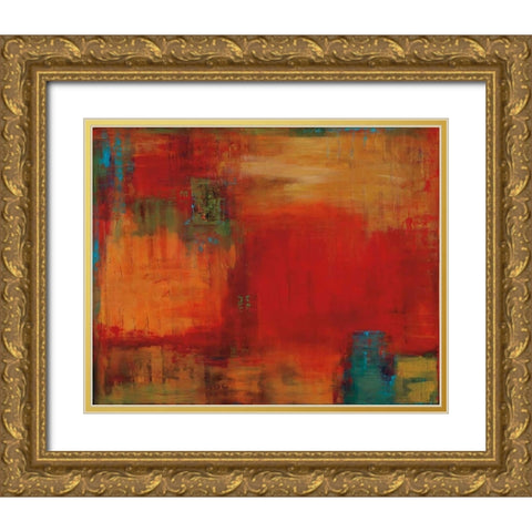 Morning Promise Gold Ornate Wood Framed Art Print with Double Matting by Benjamin Peterson, Penny