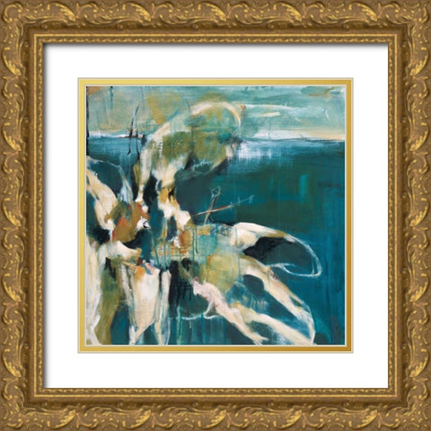 Life from the Sea II Gold Ornate Wood Framed Art Print with Double Matting by Burris , Terri