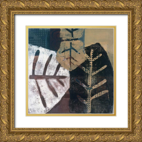 Natures Trace I Gold Ornate Wood Framed Art Print with Double Matting by Bernsen/Tunick