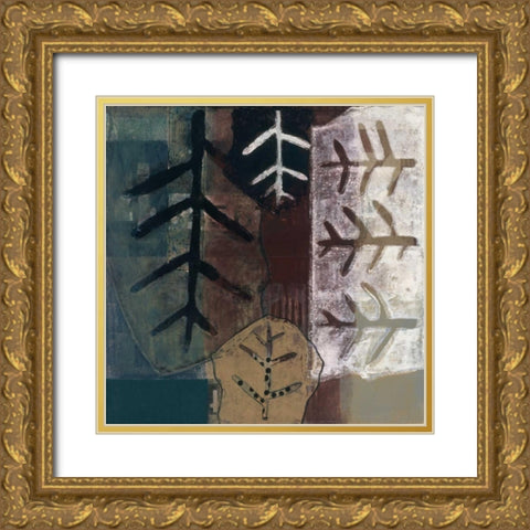 Natures Trace II Gold Ornate Wood Framed Art Print with Double Matting by Bernsen/Tunick