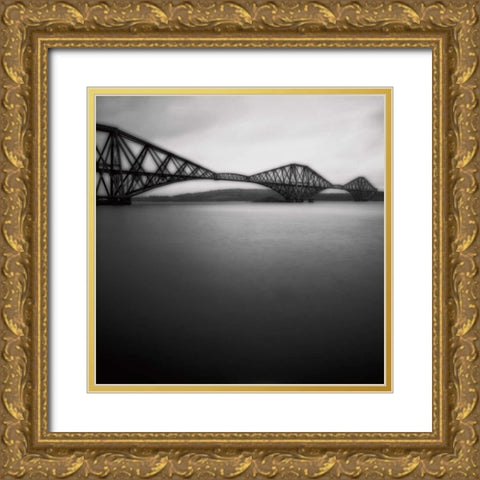 Forth Rail Bridge I Gold Ornate Wood Framed Art Print with Double Matting by Cook, Jamie