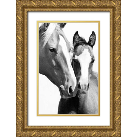 Wild Whispers I Gold Ornate Wood Framed Art Print with Double Matting by Corpeny, Peggy