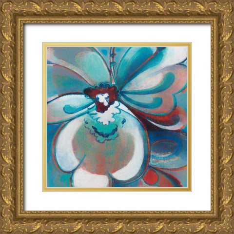 Starting Point Gold Ornate Wood Framed Art Print with Double Matting by Damen, Sue