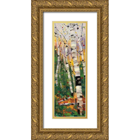 Tango Gold Ornate Wood Framed Art Print with Double Matting by Forsythe, Graham