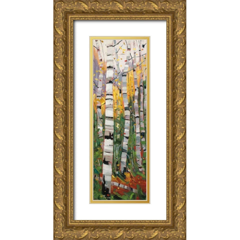 Swing Dance Gold Ornate Wood Framed Art Print with Double Matting by Forsythe, Graham