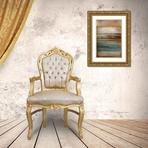 Inlet Gold Ornate Wood Framed Art Print with Double Matting by Flynn, Jenn
