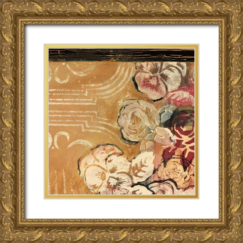 Cranberries and Creme I Gold Ornate Wood Framed Art Print with Double Matting by Fields, Laurie