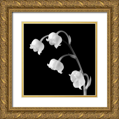 Spring Bells I Gold Ornate Wood Framed Art Print with Double Matting by Faragher, Michael