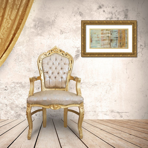 Escape To Serenity Gold Ornate Wood Framed Art Print with Double Matting by Gutierrez, Hilario
