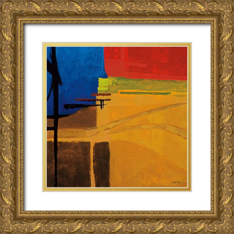 Somber Season II Gold Ornate Wood Framed Art Print with Double Matting by Hager, Geoff