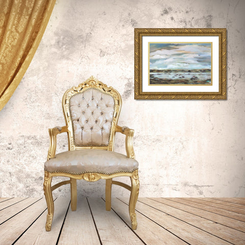 Light Touch Gold Ornate Wood Framed Art Print with Double Matting by Hickman, G.A.