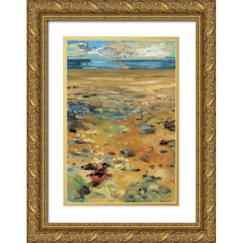 High Point of Summer Gold Ornate Wood Framed Art Print with Double Matting by Harwood, Jennifer