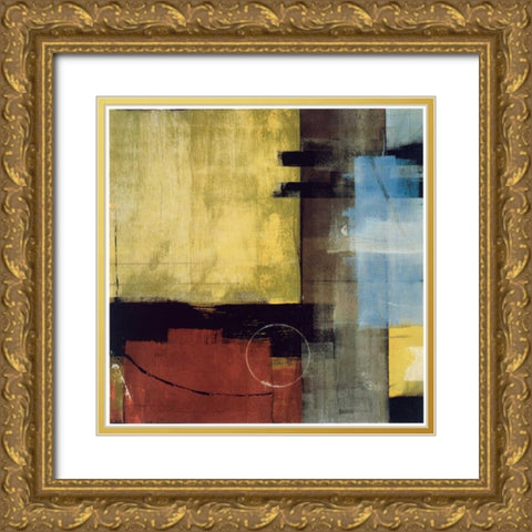 Electricity Gold Ornate Wood Framed Art Print with Double Matting by Hall, Jay