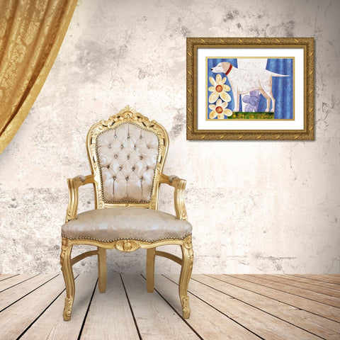 Best in Show Gold Ornate Wood Framed Art Print with Double Matting by Holmes, Kate