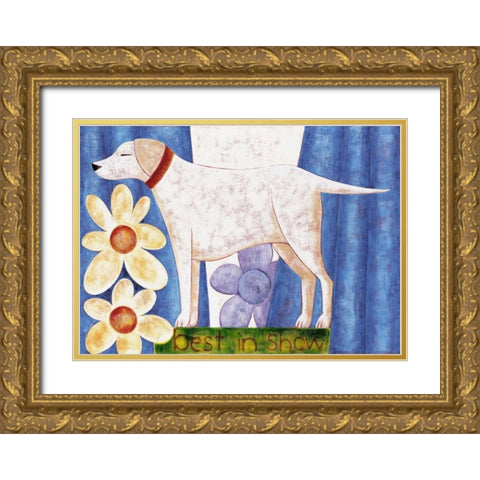 Best in Show Gold Ornate Wood Framed Art Print with Double Matting by Holmes, Kate